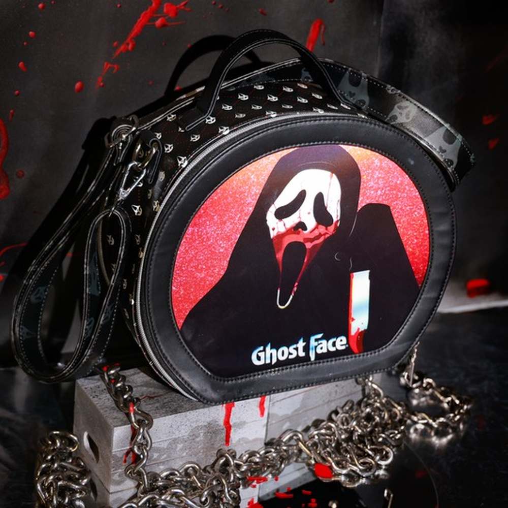 Glamlite Scream - Ghost Face™ Lenticular Motion Make-up tas - Multicolours